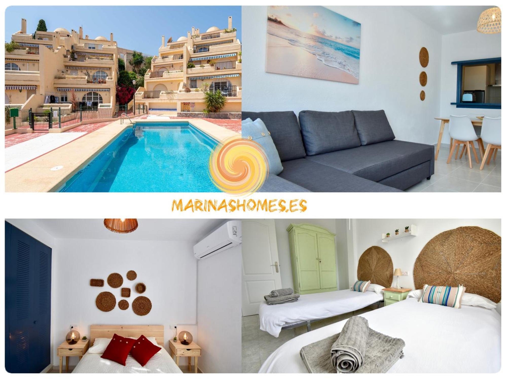 Canada Marinas - Tu Atico En Mojacar Playa! Bagian luar foto